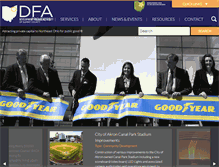 Tablet Screenshot of developmentfinanceauthority.org